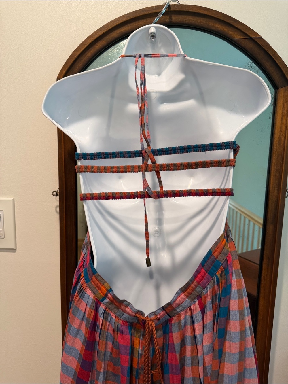 Free People Plaid Extratropical Maxi Dress - Picture 10 of 13